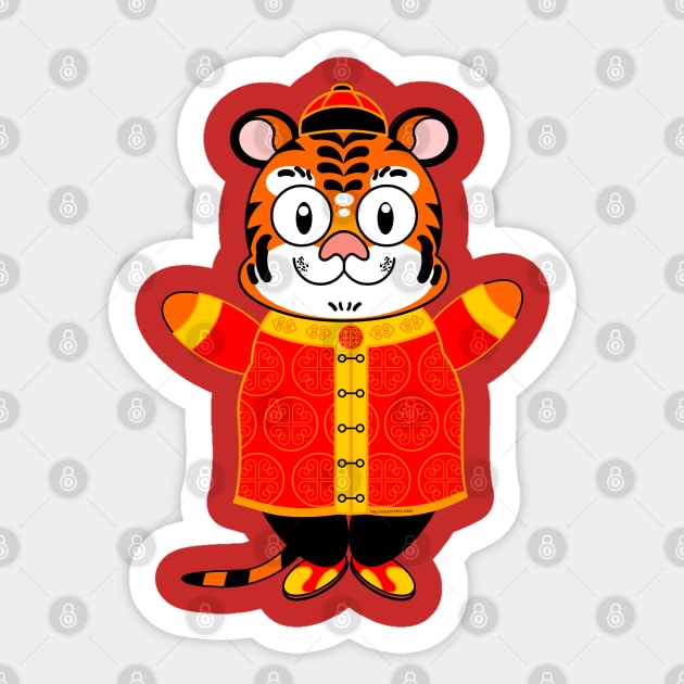 CNY: YEAR OF THE TIGER - LORD TIGER Sticker by cholesterolmind